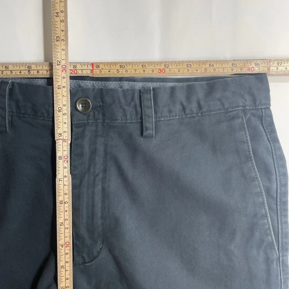 Banana Republic Mens Navy Blue Cotton Chino Shorts Size 33 Preppy Old Money